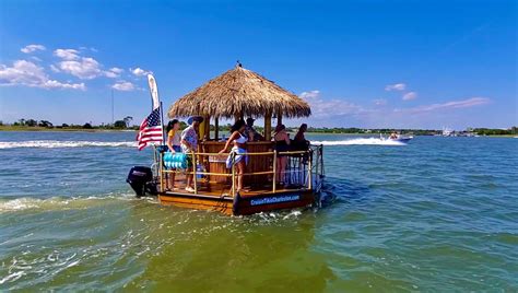 Here at Charleston Tiki Tours, we provide an awesome experience on the water aboard an eye-catching floating tiki bar. . Cruisin tikis charleston
